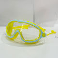 2025 New Kids Swimming Goggles Boys and Girls Waterproof and Anti-Fog Large Frame Diving Goggles HD Student Swimming Equipment. 