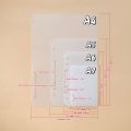 10Pcs Durable A4 A5 A6 A7 Notebook Divider Stationery Accessories Matte Inner Paper Separator Transparent PP Binder Organizer Baffle For Binder Planner. 