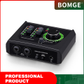 BOMGE Mini 2-Channel Audio Interface for Recording, Streaming and Podcasting with XLR/48V Phantom Power, Studio Quality Audio Interface for Guitarists, Vocalists, Podcasters or Producers. 