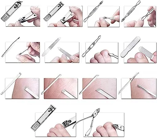 19Pcs/Set%20Manicure%20Set%20Nails%20Tool%20Kit%20Accessories%20For%20Nails%20Pedicure%20Kit%20Manicure%20Set%20With%20Luxurious%20Travel%20Case%20-%20Image%204