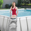 Bestway 56456 Power Steel Above Ground Frame Pool Rectangular 4.12m x 2.01m x 1.22m. 