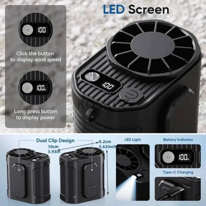 Portable%20Waist%20Fan,%2010%20Speed%20Fan%20with%20LED%20Light,%20Hands-Free%20Wearable%20Dual%20Clips%20Fans%20&%20Power%20Bank,%20for%20Camping,%20Outdoor,%20Jobsite%20-%20Image%205