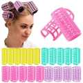 Spunky Addons 10Pcs Plastic Hair Rollers Self Grip Rollers Hair dressing Curlers. 