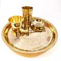 Bronze Plate Set 28cm Chares Thaal Set Kansha Thali Sett kasa Thal set Thakali Khana Set. 