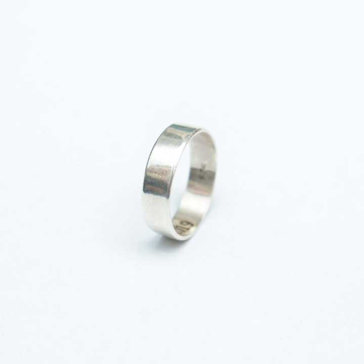 925%20Sterling%20Silver/%20Pure%20Silver%20Plain%20Ring%20For%20Unisex%20-%20Image%203