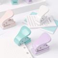 Multifunctional Mini Paper Punch Single Hole DIY Scrapbooking Round Hole Puncher Handheld Paper Punching Machine School Office. 