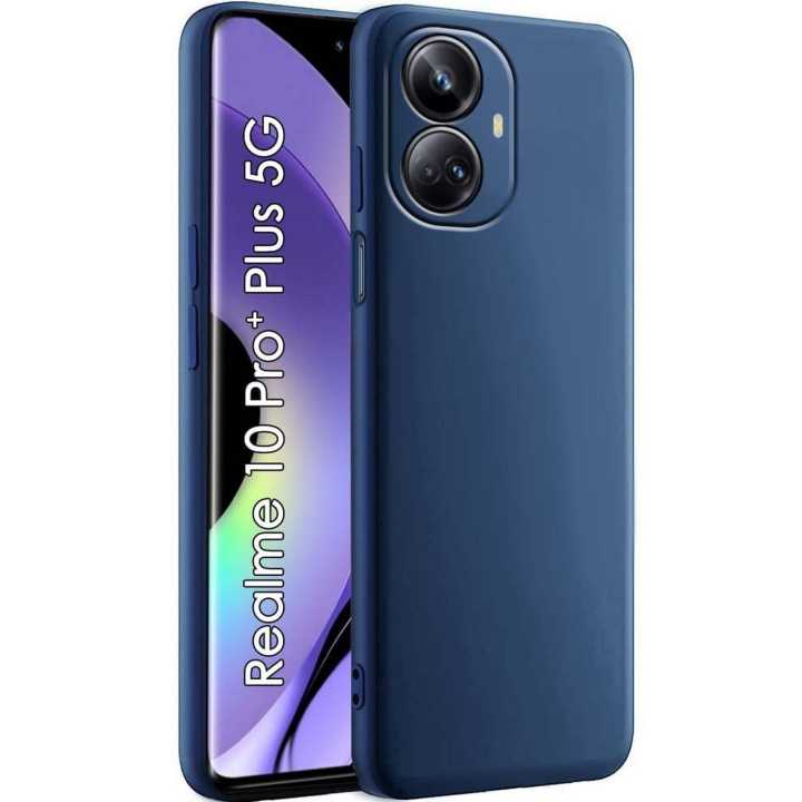 Realme 10 Pro Plus 5G Case -  Silicone Camera Protection Bump Back Cover