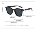 Suptmv Vintage Wooden Sunglasses Handsome Fashion Anti-UV Sun Protection Driving Square Frame Glasses Shades for Men Original SU124. 