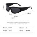 Portable New Y2k men's and women's sports bike glasses Uv400. 
