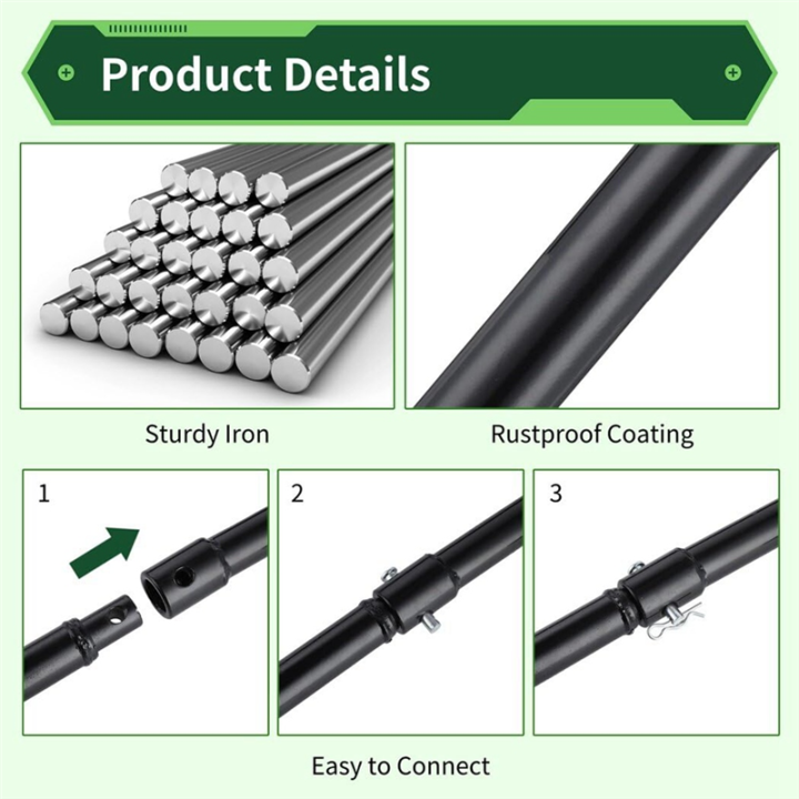 3PCS%20Auger%20Extension%20Drill%20Bits,%203/4In%20Shaft%20Earth%20Auger%20Drill%20Bit%20Extension,%20Garden%20Spiral%20Hole%20Drill%20Bit%20Extension%20Rod%20Easy%20Install%20Easy%20to%20Use%20-%20Image%205