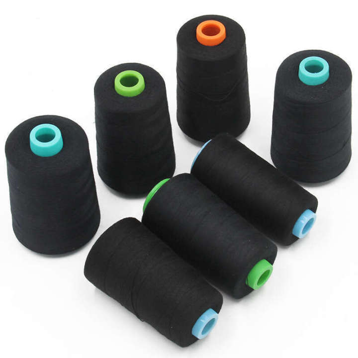 402%20Large%20Roll%20Needle%203000%20Yards%20High-Speed%20hine%20Bag%20Sewing%20Shoe%20Repair%20604%20Black%20Thread%20-%20Image%205
