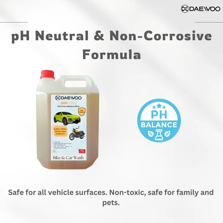 Bike%20and%20Car%20Wash%20Liquid%20Shampoo%205Ltr%20%7C%20Daewoo%20Safe%20Shine%20%7C%20Bike%20Shampoo%20%7C%20Car%20Shampoo%20%7C%20Bike%20and%20Car%20Shampoo%20%7C%20Bike%20Cleaner%20%7C%20Car%20Cleaner%20%7C%20Motorcycle%20Shampoo%20%7C%20Auto%20Wash%20Soap%20%7C%20Vehicle%20Wash%20%7C%20Detailing%20Shampoo%20%7C%20Super%20Foamy%20%7C%20pH%20Neutral%20%7C%20Non-Corrosive%20-%20Image%202