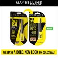 Maybelline New York Eyeliner, Smudge-proof and waterproof, Long-lasting, Colossal Bold Liner, Black, 3g. 