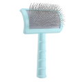 Firm Slicker Brush for Dogs- Extra Long Pin Slicker Brush for Large Dog Pet Grooming Wire Brush and Deshedding (Green). 