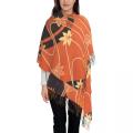 Kaedehara Kazuha Maple Pattern Scarf Wrap Women Long Winter Fall Warm Tassel Shawl Unisex Genshin Impact Anime Game Scarves. 