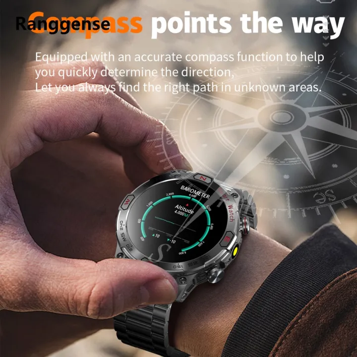 Ranggense%20Fifty%20percent%20discount%20REGJU%20For%20Huawei%20Xiaomi%20New%201.43%20inch%20Smart%20Watch%20Men%20Altitude%20Compass%20GPS%20Sports%201ATM%20Waterproof%20Watch%20Bluetooth%20Talk%20SmartWatches%20BNGJI%20-%20Image%203