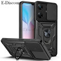 New Phone Case For Infinix Zero 30 4G Cover Car Foldable Metal Bracket Sliding Camera Protection Hard Shockproof for Infinix Zero 30 4G Case. 