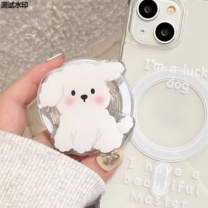 Dog,%20Korean-style%20cute%20stand,%20magnetic%20small%20TokPad%20suitable%20for%2014%20cartoon%20stands,%20grip,%20TokGriptok%20phone%20stand,%20supports%20iPhone%2015%20Magsafe%20Smart.%20-%20Image%203