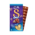 Cadbury Dairy Milk Silk Oreo Valentine's Gift Pack Chocolate Bar, 124 g. 
