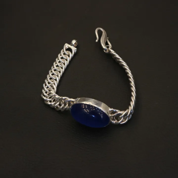 Pure%20Silver%20Bracelet%20With%20Blue%20%20Stone%20Weight%2052.31%20Gram%20(4.48%20Tola)%20%20For%20Men%20-%20Image%203
