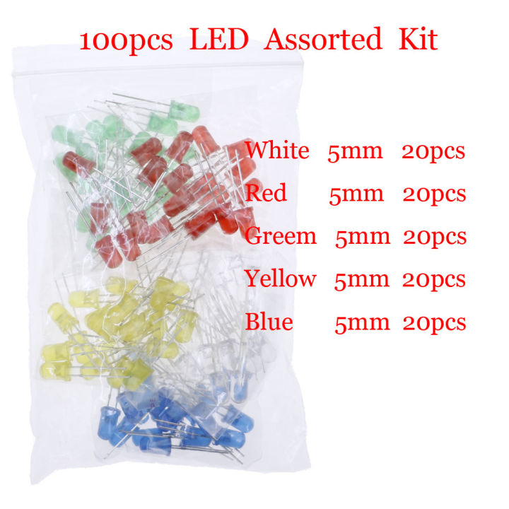 7%20Value%20DIY%20Components%20Big%20Kit%203/5MM%20LED%20Diodes%20and%20Triodes%20Ceramics%20Electrolytic%20Ceramics%20Capacitors%20Metal%20Film%20Resistors%20-%20Image%204