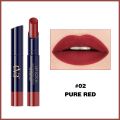 CVB 02 Pure Red Lip Lock No Transfer Matte Lipstick, Waterproof and Full-Pigmented, Transfer-Proof Smudge-Proof Lip Colour. 