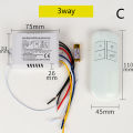 2025 New Digital Remote Control Light Switch Wireless ON OFF Switch For Light Bulb Chandelier 220V RF433 1/2/3/4 Ways Taotai. 