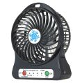 Mini Portable Fan Rechargeable Air Cooler 3 Modes Speed LED Lighting Function Desktop Fan. 
