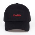 Curling iron DAMN Hats for Men and Woman Embroidered Dad Hat Hip Hop Stitched Kendrick Lamar Unstructured Rapper Snapback Baseball Cap Gorras. 