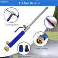 Totoro Same Nozzle Fast With 2 No Hose Jet Spray For Garden 2-in-1 High Pressure Luxury Washer Tool Injection Nozzle Power Washer Tool with Connector. 