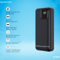 Daewoo Mighty 2000 | 20000mAh Power Bank | 22.5W Fast Charging | Type C Output Input | Attached Cable Port C Lightning | 1 Year Warranty | PD QC 3.0 | Lithium Polymer. 