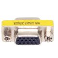 VGA Female to Female (15 Pin) Gender Changer Mini Adaptor Connector Converter. 