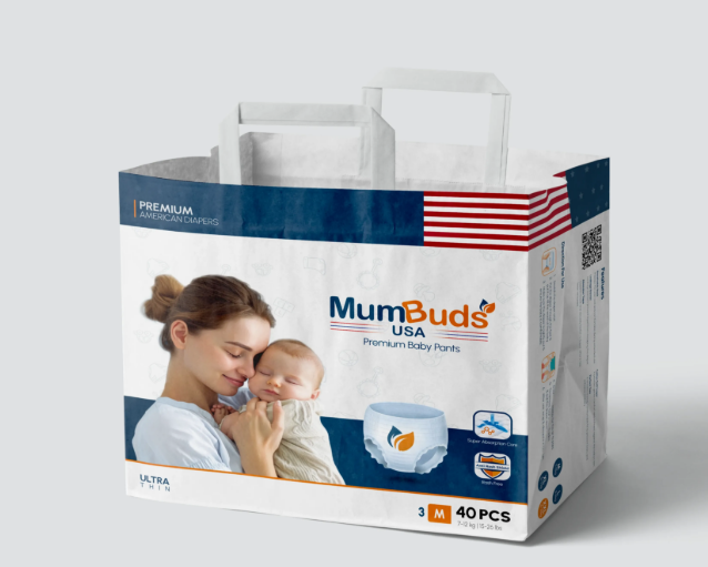 Mombuds American Premium Diaper Medium 40