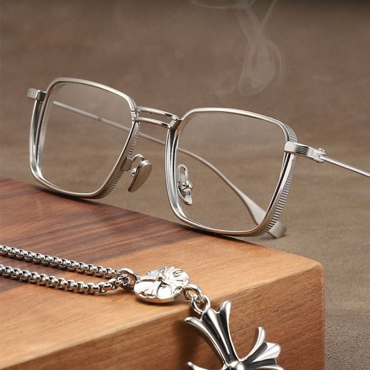 Vintage Blue Ray Blocking Anti-Blue Light Glasses Ultralight Metal ...