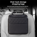 Spreeshop Multifunctional Car Seat Storage Bag Leather Storage Bag Suitable for Most Car Models Interior Design. 