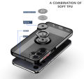 Lenuo For Samsung Galaxy A24 Mobile Case Multifunction Car Magnetic Shockproof With Ring Stand Back Cover. 