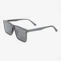 Black Stylish Flat Design UV Protected Polarized Sunglasses For Men. 