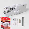 Handheld Electric Sewing Machine Multifunctional Home Portable Mini Small Simple DIY Hemming Sewing Machine. 