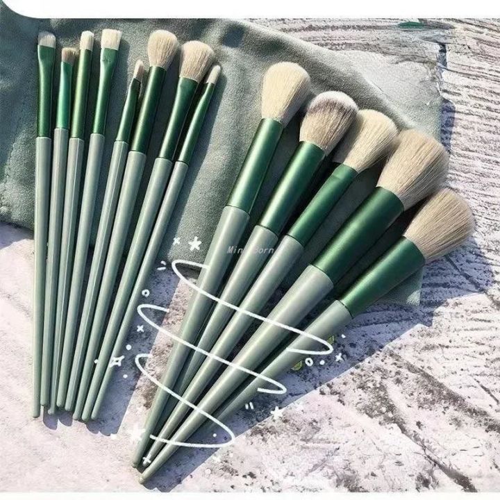 Mini%20Born%2013%20makeup%20brushes%20Mo%20Lan%20Di%20green%20beauty%20fast%20drySales%20promotion%20ing%20makeup%20brush%20set%20super%20soft%20Blush%20Powder%20brush%20-%20Image%204
