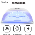 Wenefang LULAA UV LED Nail Lamp Professional Nail Dryer LED Display Gel Profesional Nail Polish Curing Drying Lamp Manicure Tool Salon Equipment. 