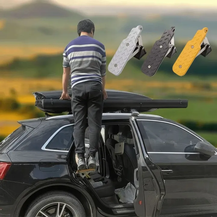 Climber Pedals Foldable Car Door Step Universal Multifunction Car Roof ...