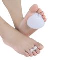 HOT 2pcs=1pair Gel Forefoot Metatarsal Toe Silicone Spreader Cushion Half Yard Orthotics Pad Foot Care Straightener Pain Relief. 