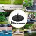 Mini Solar Water Fountain Pool Waterfall Fountain Garden Decoration. 