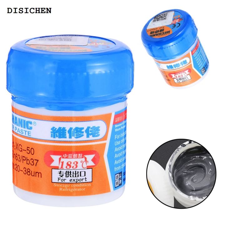 DISICHEN%20Fashion%20solder%20paste%20MECHANIC%20Solder%20Paste%20XG-50%20Soldering%20Paste%20183%20degree%20XG%2050%20Sn63%20Welding%20Flux%20for%20Mobile%20Phone%20Motherboard%20Repairhand%20tools%20-%20Image%202