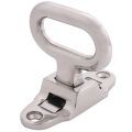 OUMERY 108x81mm Diamond Non-Slip 316 Stainless Steel Folding Mast Step Marine Boat Yacht Car RV Transom Step Fold Out Step. 