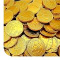 Veganic Chocolate Coins 100 Pieces of Toffee Chocolate in A Box | Gold Coin Chocolates Packet | Milk Chocolate Chips | Chocolate Golden Coin For Kids | Chocolate Gelt Dollar. 
