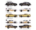 Xujiguanghui Majorette Limited Edition Licensed 5 Cars Gift Pack - Cars with suspension movinLuxury g parts Dodge Charger Nissan GTR R35 Nismo Mustang GT Mercedes AMG Lamborghini Urus. 