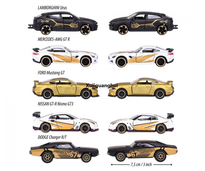 Xujiguanghui%20Majorette%20Limited%20Edition%20Licensed%205%20Cars%20Gift%20Pack%20-%20Cars%20with%20suspension%20movinLuxury%20g%20parts%20Dodge%20Charger%20Nissan%20GTR%20R35%20Nismo%20Mustang%20GT%20Mercedes%20AMG%20Lamborghini%20Urus%20-%20Image%204