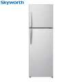 SKYWORTH Silver Color Double Door 275 Ltr Refrigerator Model No. SRD-325WTBI. 