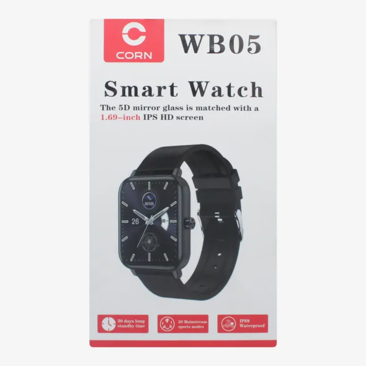 Black Corn Smart Watch WB05 Daraz .np